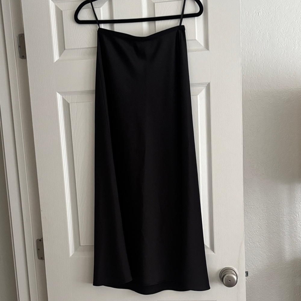 Uniqlo Black Silk Skirt